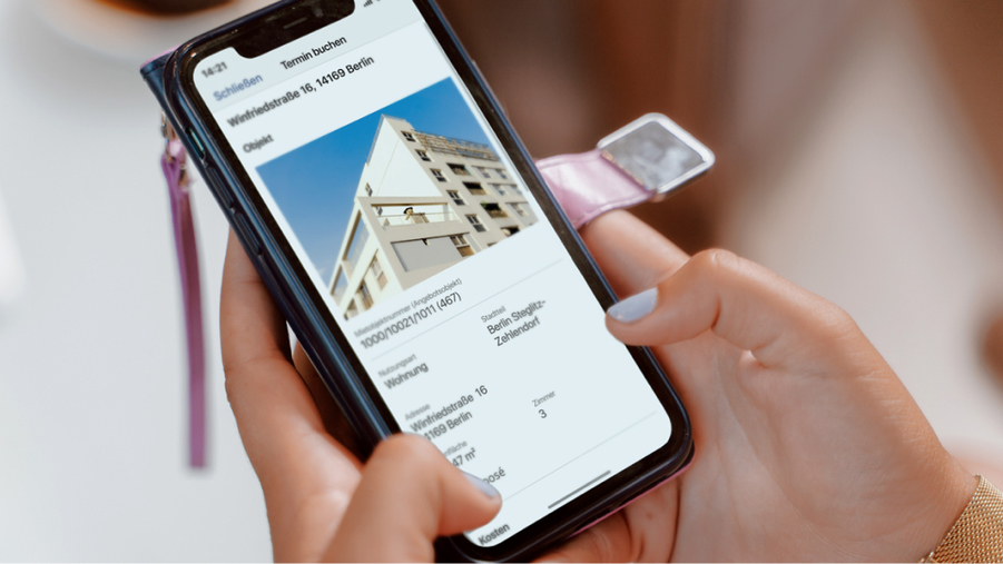 Terminbuchung in der easysquare Vermieter-App