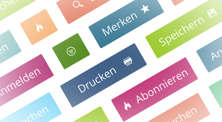 Darstellung von Icons in Buttons der easy­square Apps