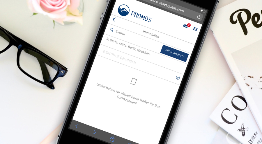 Optimierung des Suchverhaltens in den easysquare Apps