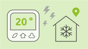 Herabsenken der Zimmertemperaturen bei Abwesenheit hilft beim Energiesparen