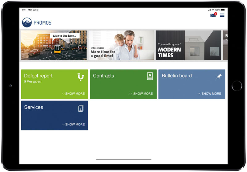 Mehrsprachigkeit der easysquare Mieter-App
