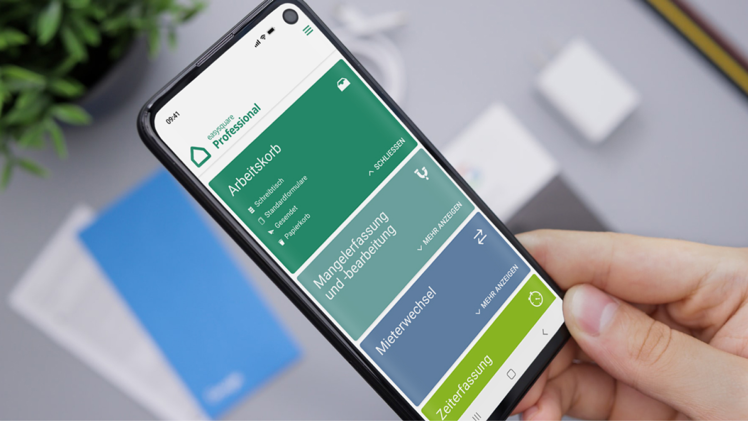 Android-Version der easysquare Professional App